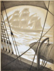 Illustrazione per Una città galeggainte, 1924